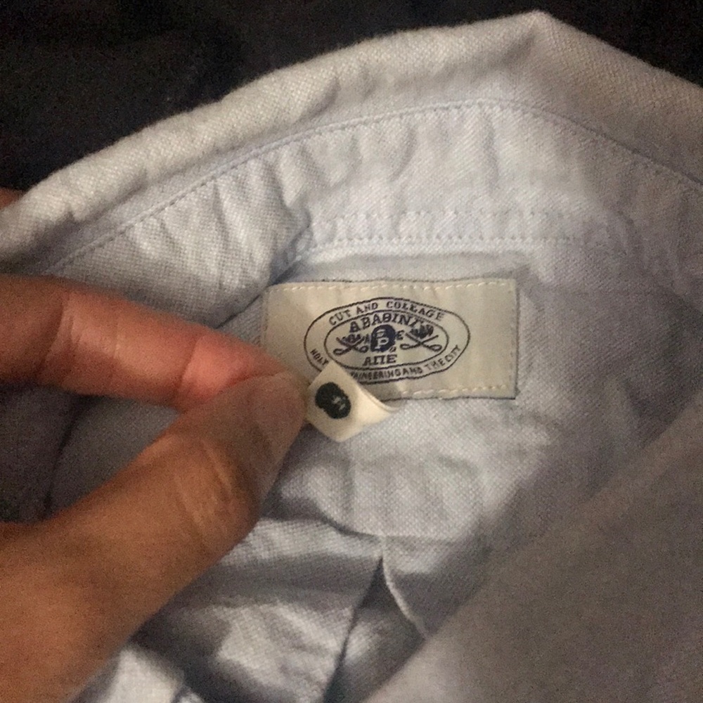 A Bathing Ape Bape Button Down/Button Up - image 3